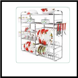 Trueliving_KITCHEN RACK (24x24)_Silver_Steel