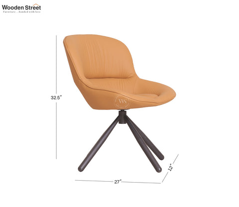 Daigo Modern Swivel Accent Chair (Orange)