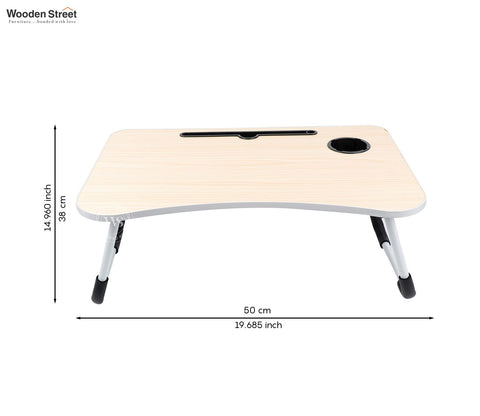 Geeky Foldable Engineered Wood Multipurpose Table for Laptop, Study and Breakfast