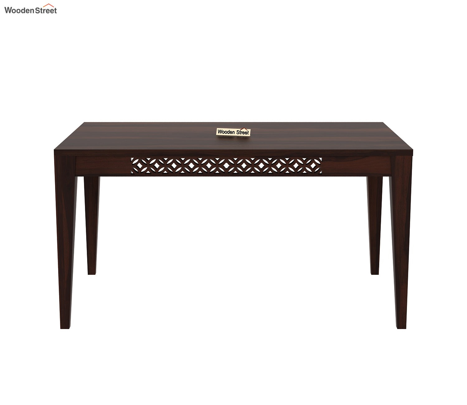 Cambrey 6 Seater Dining Table (Walnut Finish)