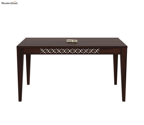 Cambrey 6 Seater Dining Table (Walnut Finish)