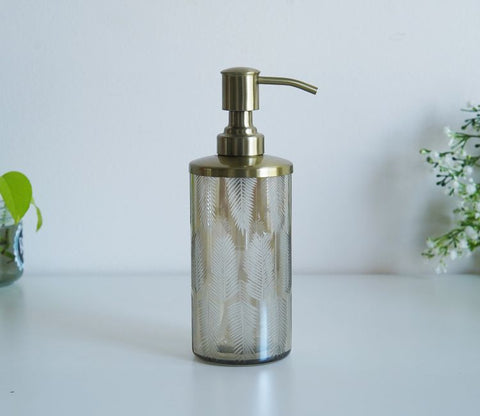 Midori Self Leaf Gold And Black Luster Lotion Bottle