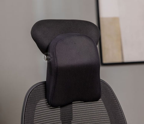 Ergon Orthopedic Memory Foam Headrest Cushion (Black)