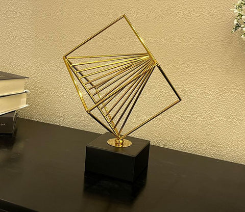 Simplicity Refined Console Table Decor (S, Gold)