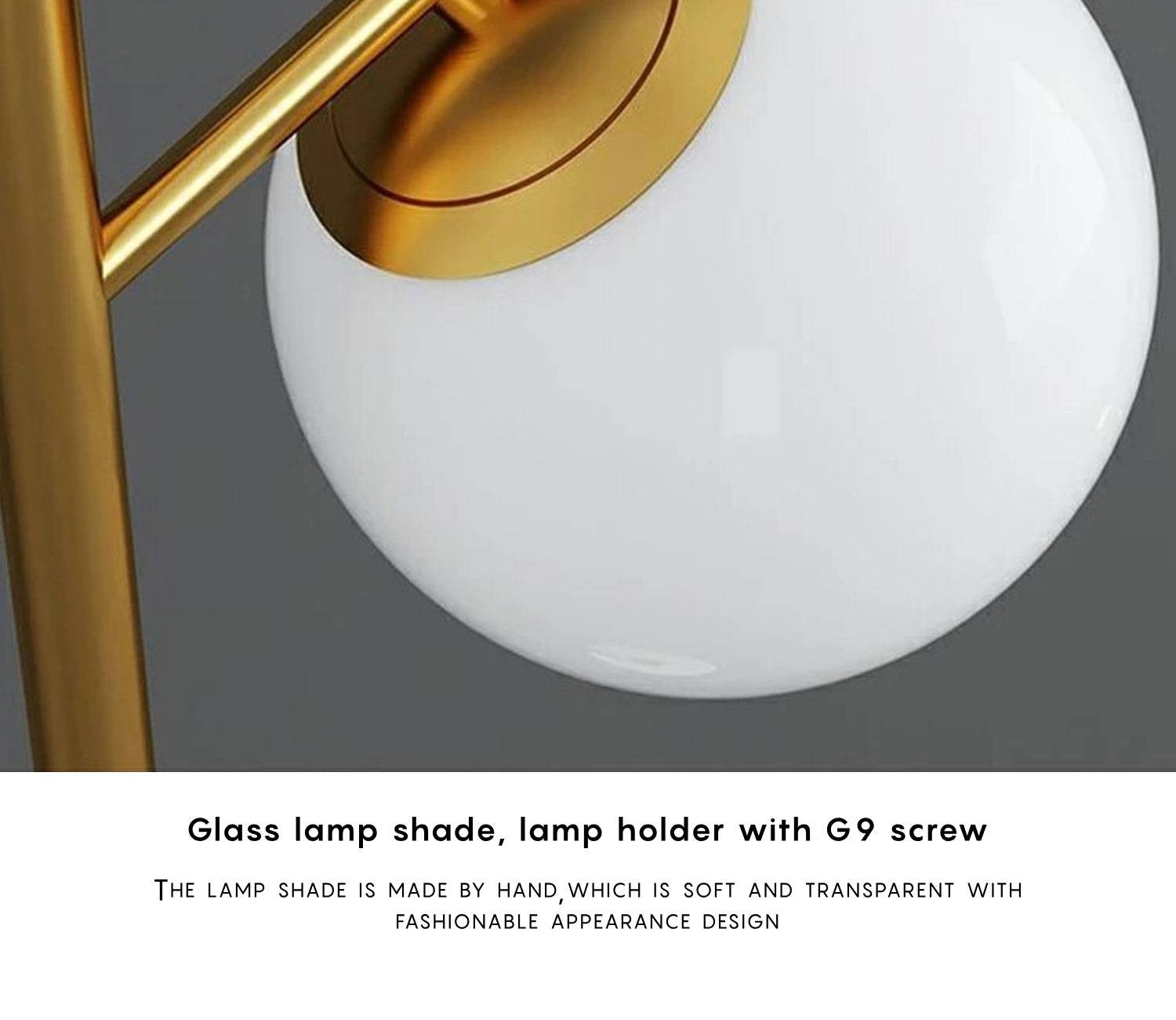 Richard Metal Marble Base Floor Lamp