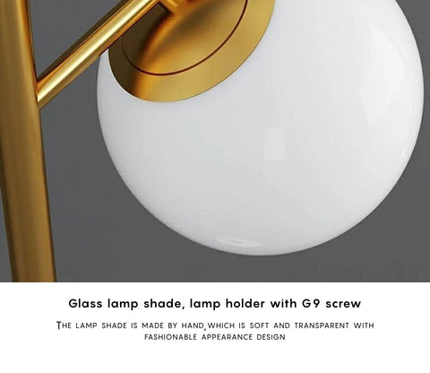 Richard Metal Marble Base Floor Lamp