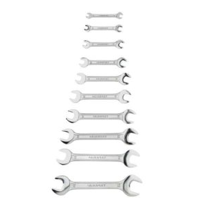 Truliving_Hand Tools & Hardware-Spanner & Spanner Set-Tools & Hardware-TAPARIA Double Open Ended Spanner Set DEP 010 | 6 to 32 mm, 10 Pcs