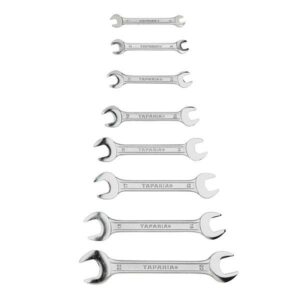 Truliving_Hand Tools & Hardware-Spanner & Spanner Set-Tools & Hardware-TAPARIA Double Open Ended Spanner Set DEP 08 | 6X7 to 20X22 Total of 8 Pcs