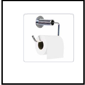 Trueliving_TOILET PAPER HOLDER_Metal Silver *8''4''4''