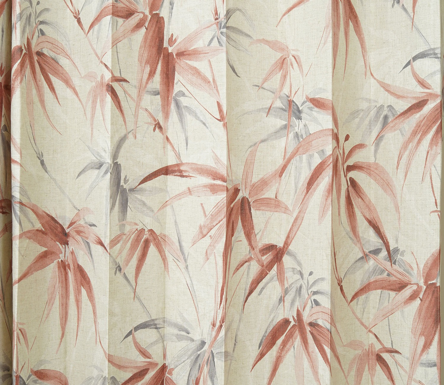 Fern 1 Piece Light-Filtering Curtain (Peach, 7 Feet)
