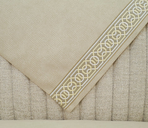 Cambridge 1 Seater Premium Sofa Cover - Set of 4 (Cashew White)