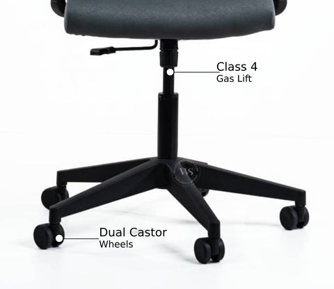 Auriga High Back Mesh Ergonomic Office Chair (Grey)