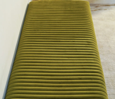 Piccolo Upholstered Bench (Dark Olive Green)