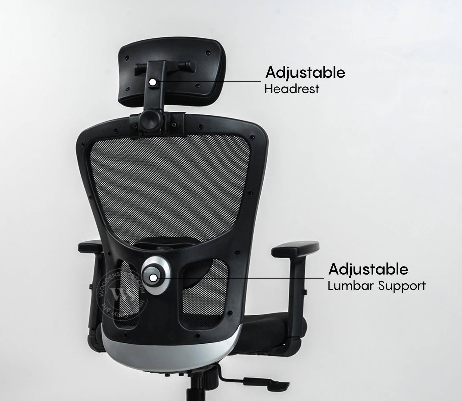 Carina High Back Mesh Office Chair (Black)