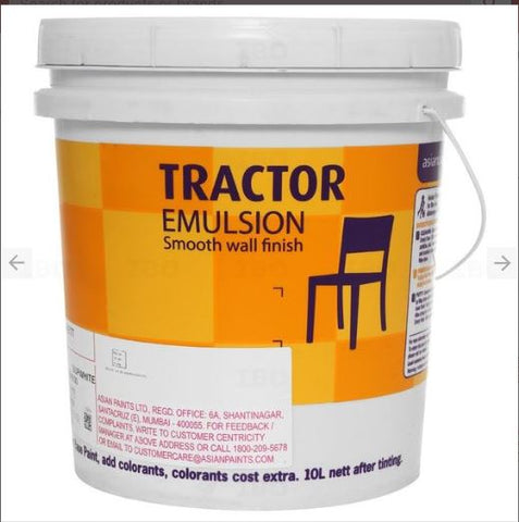 Trueliving_Asian Paints Tractor 10 L White Interior Emulsion - Color