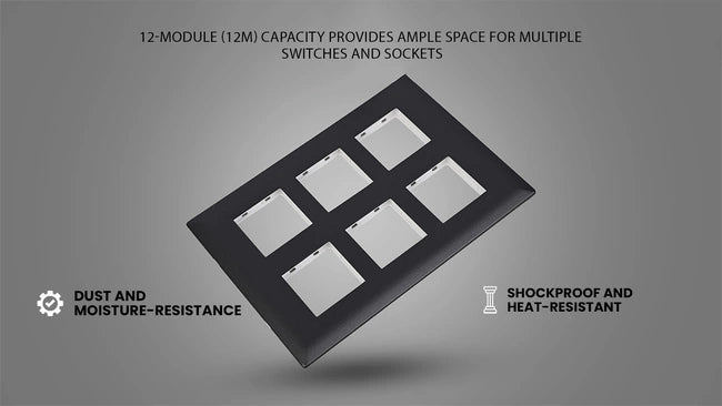 Norisys 12M Modular Plate – Sleek, Durable & Premium Finish