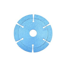 Trueliving_Blue Segmented Blade Product	Diameter in mm	Arbor Hole	Type	 Thickness BLUE SEGMENTED 105	20	6SEG	1.8MM