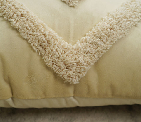 Super Soft Velvet Cushion Covers - Set of 2 (18 x 18 inches, White)