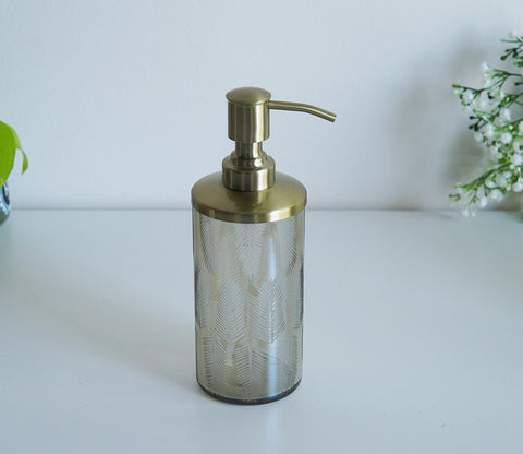 Midori Self Leaf Gold And Black Luster Lotion Bottle
