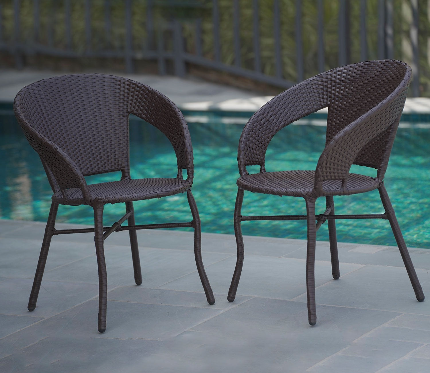Milano 2 Seater Outdoor Set (Brown)