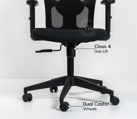 Carina High Back Mesh Office Chair (Black)