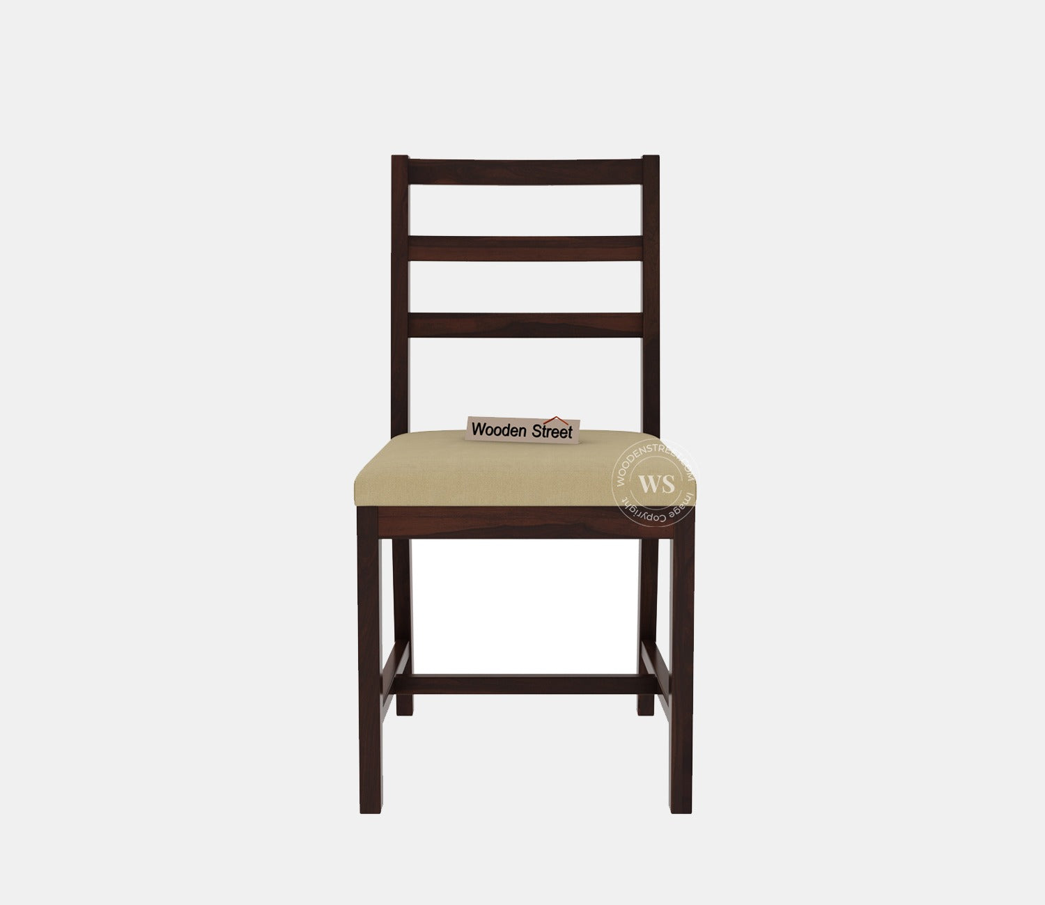 Calabria Sheesham Wood Dining Chair (Walnut Finish)