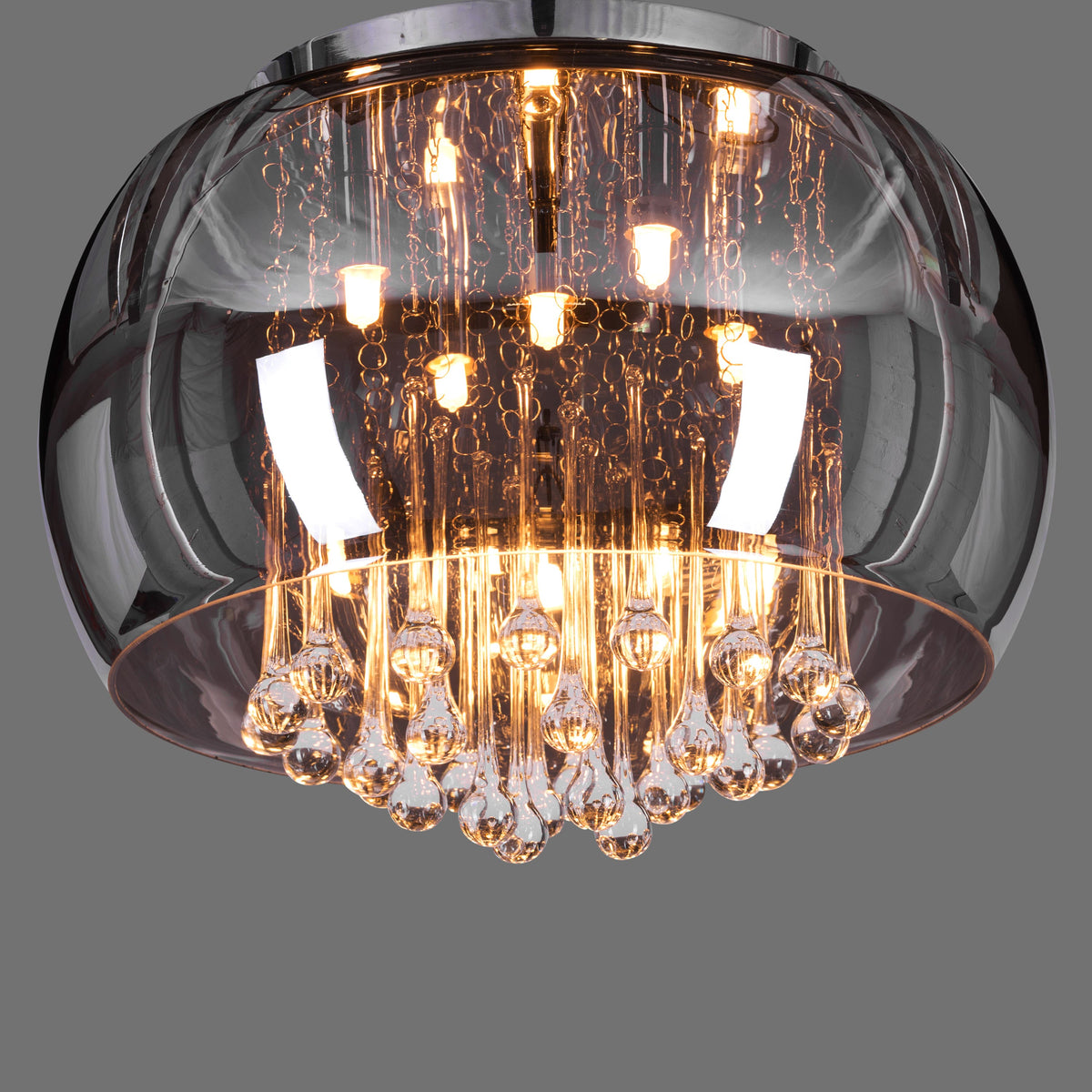 Trueliving Cozy Bowl Hanging Light Length 24, Width 24, Height 9 In Inches