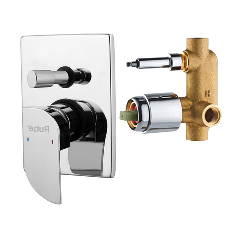 Trueliving Modern  Pristine Single Lever 2-inlet Diverter (JAQ Complete Set)20 Inches