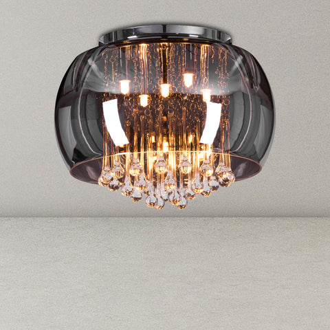 Trueliving Cozy Bowl Hanging Light Length 24, Width 24, Height 9 In Inches