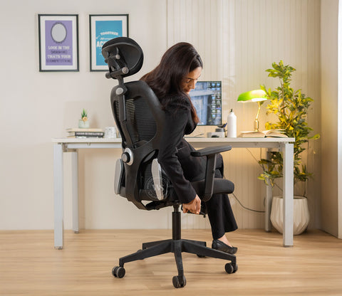Caper High Back Mesh Office Chair (Black)