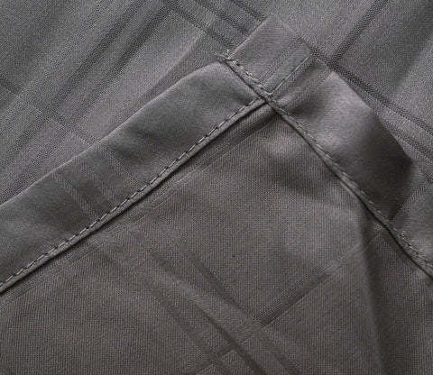 Vegan Dobby Organic Bamboo King Size Bed Sheet with 2 Pillowcases (Charcoal Grey)