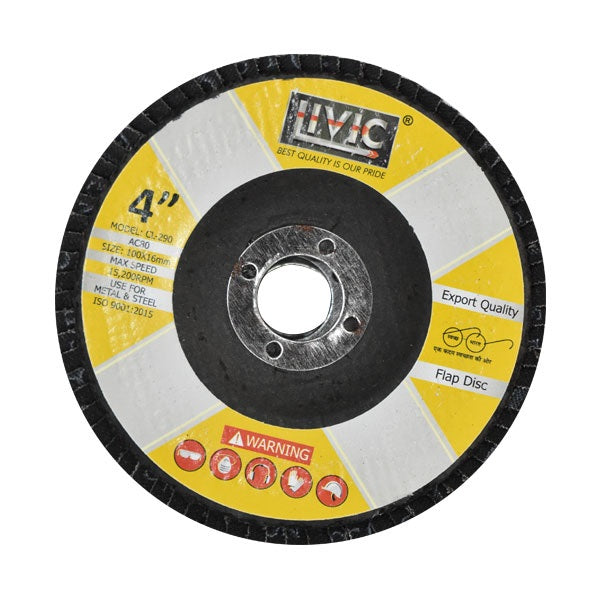 Trueliving_LIVIC Flap Disc CL- 292 | 4? FD-AC-120-Flap Disc