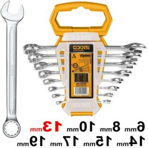 Truliving_Automotive Accessories-Hand Tools & Hardware-Spanner & Spanner Set-INGCO Combination Spanner Set HKSPA1088-I, 8pcs combination spanner set