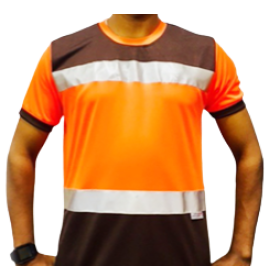Trueliving_Reflective Aromatic T-Shirt Fluorescent Orange