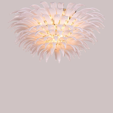 Trueliving Pink Small Jhumar Hanging Light Length 24, Width 24, Height 9 In Inches