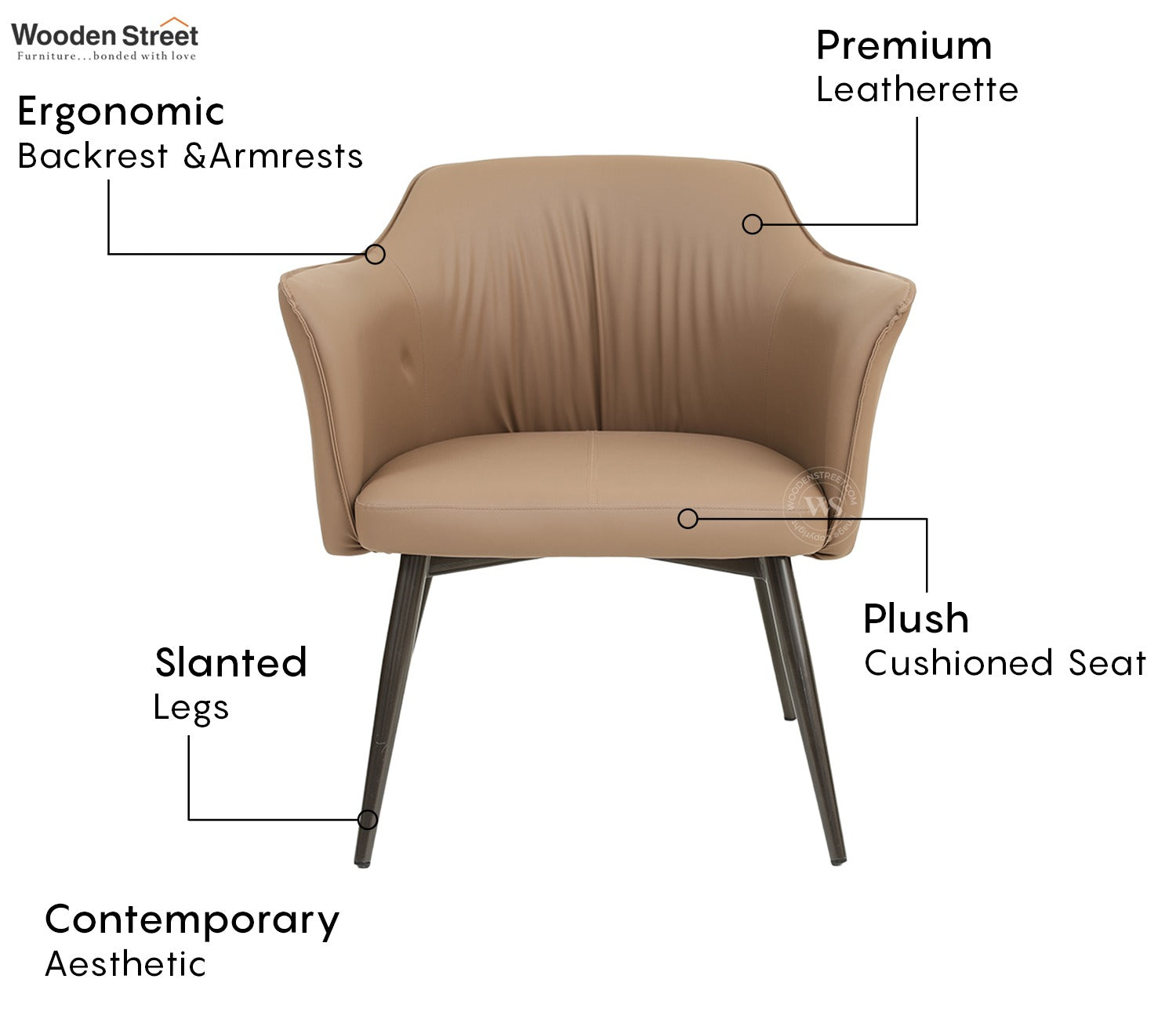 Shori Lounge Chair (Brown)