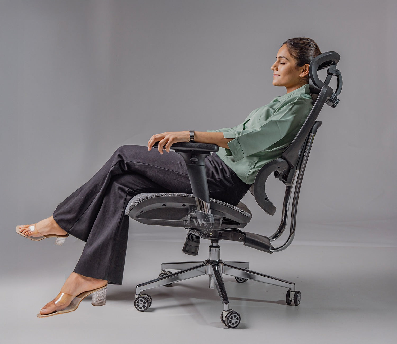 Faymi High Back Mesh Office Chair (Grey)