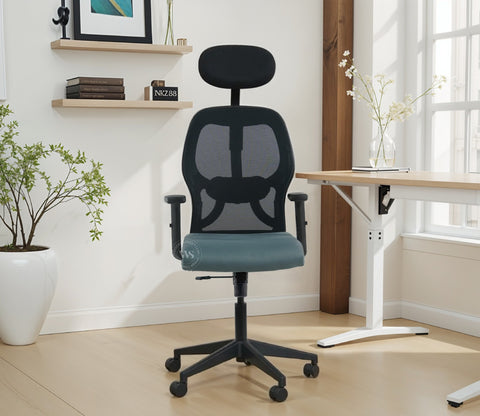 Auriga High Back Mesh Ergonomic Office Chair (Grey)