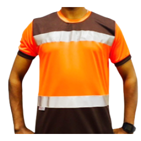 Trueliving_Reflective Aromatic T-Shirt Fluorescent Orange