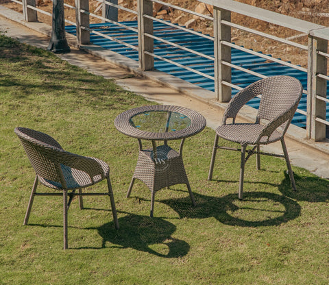 Veneto 2 Seater Outdoor Set (Golden White)