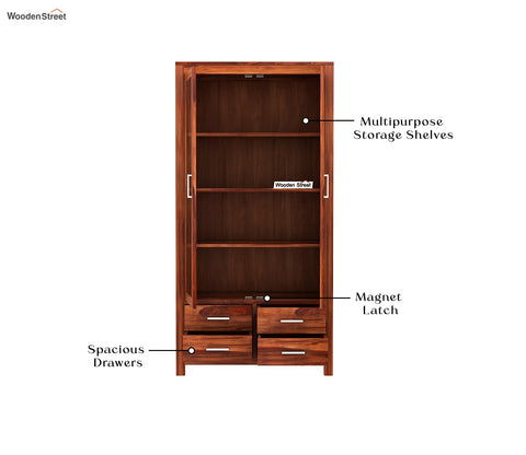 Portus Bookshelf (Honey Finish)