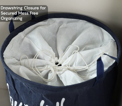 Aquanest Foldable Canvas Laundry Basket