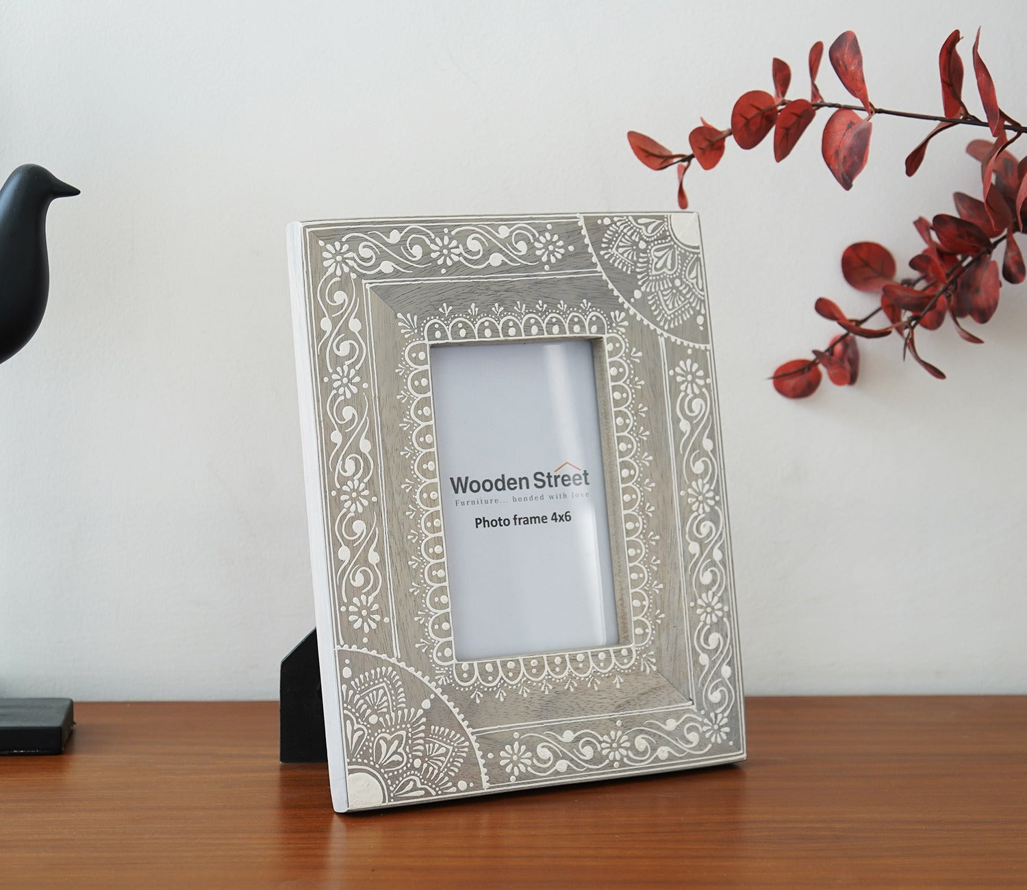 Ira Traditional Designer Hand Painted Wooden Photo Frame