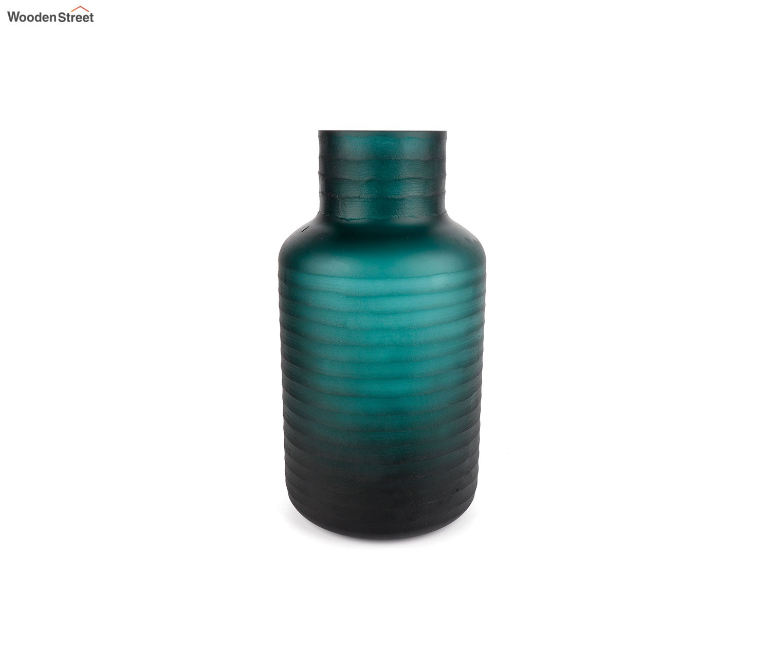 Whimsy Hollow Green Glass Vase