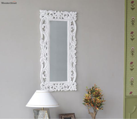 Folia Tall Carved Wall Mirror