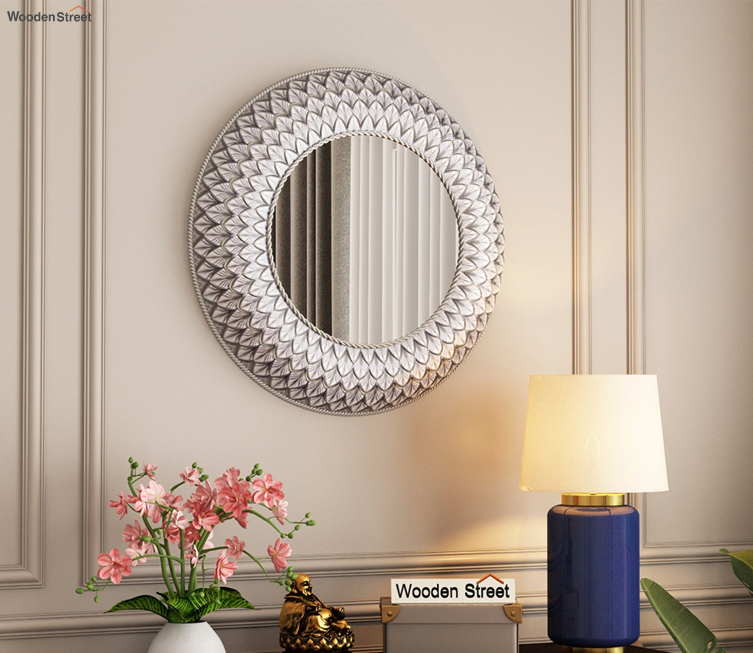 Marie Metal Mirror with Frame