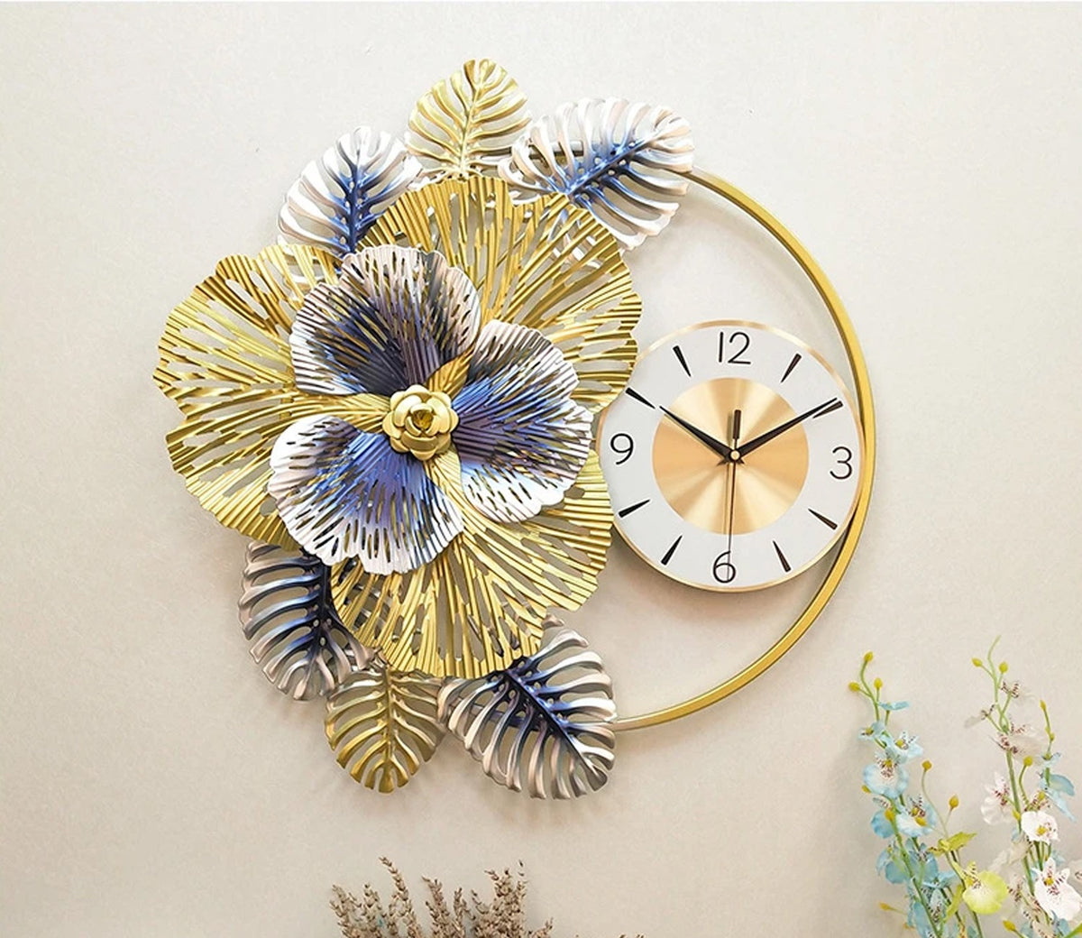 Atmospheric Nordic Metal Wall Clock