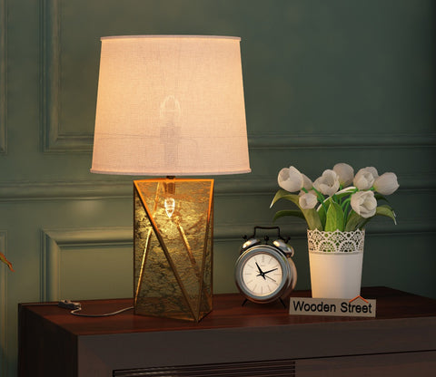 Jewel Antique Glass Table Lamp