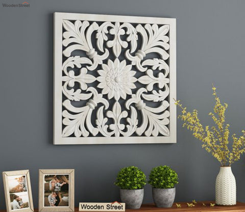 Marie Wall Panel without Glass (White Finish, 24 x 24)