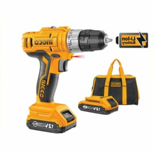 Trueliving_INGCO 12V Lithium-Ion Impact Drill, CDLI1222, Cordless Yellow